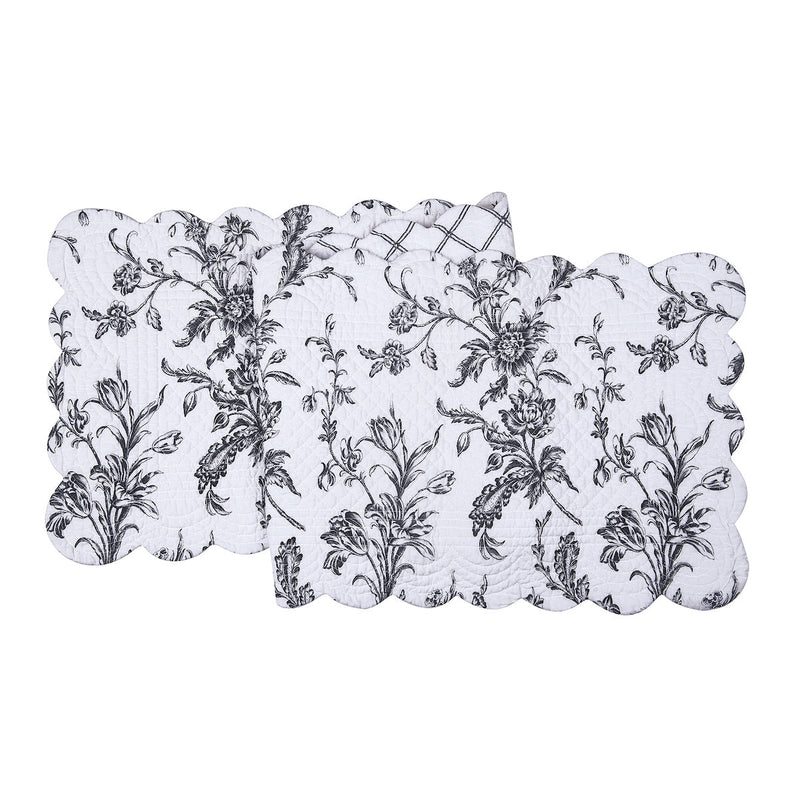 Bleighton Black Table Runner