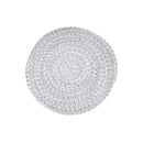 Silver Sage /White Braided Placemat