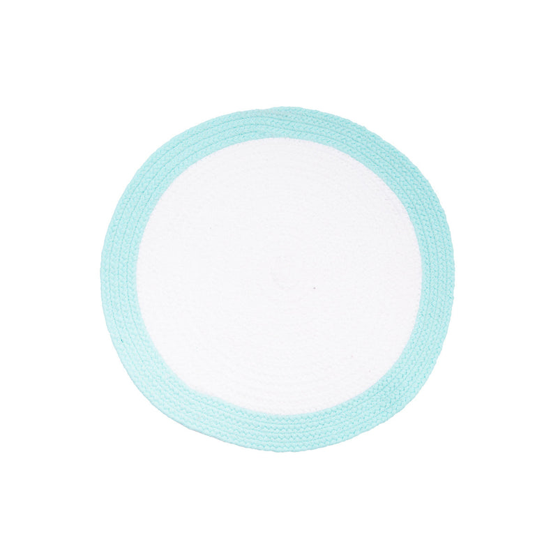 Aqua Rim Braided Placemat