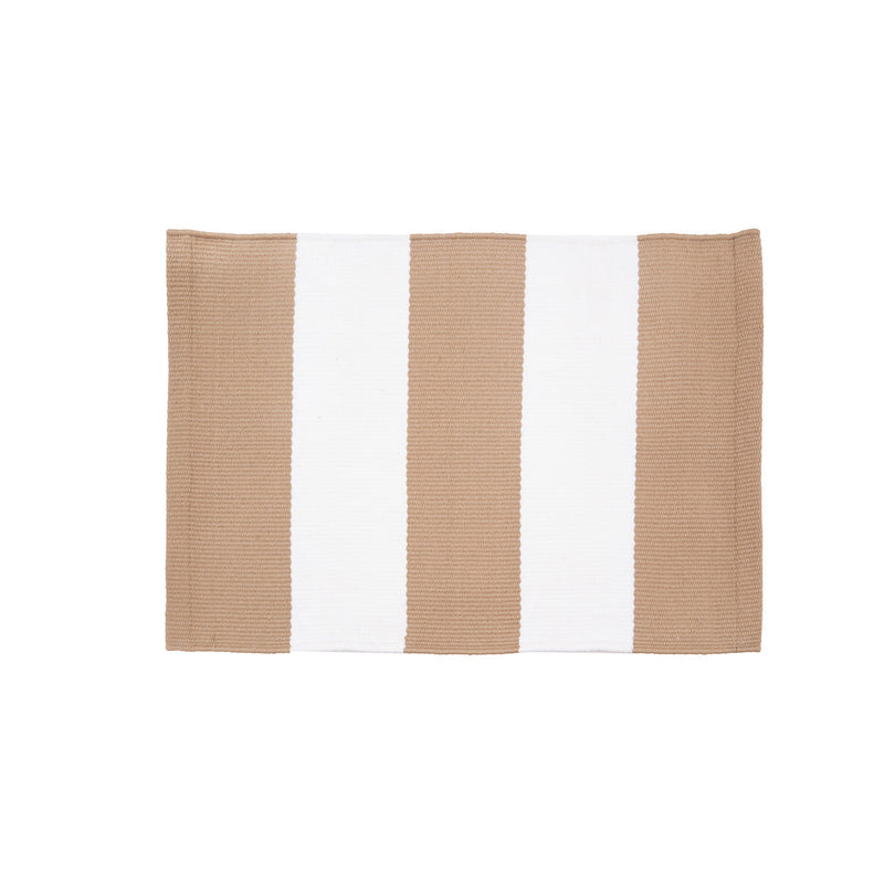 Cabana Khaki Stripes Placemat