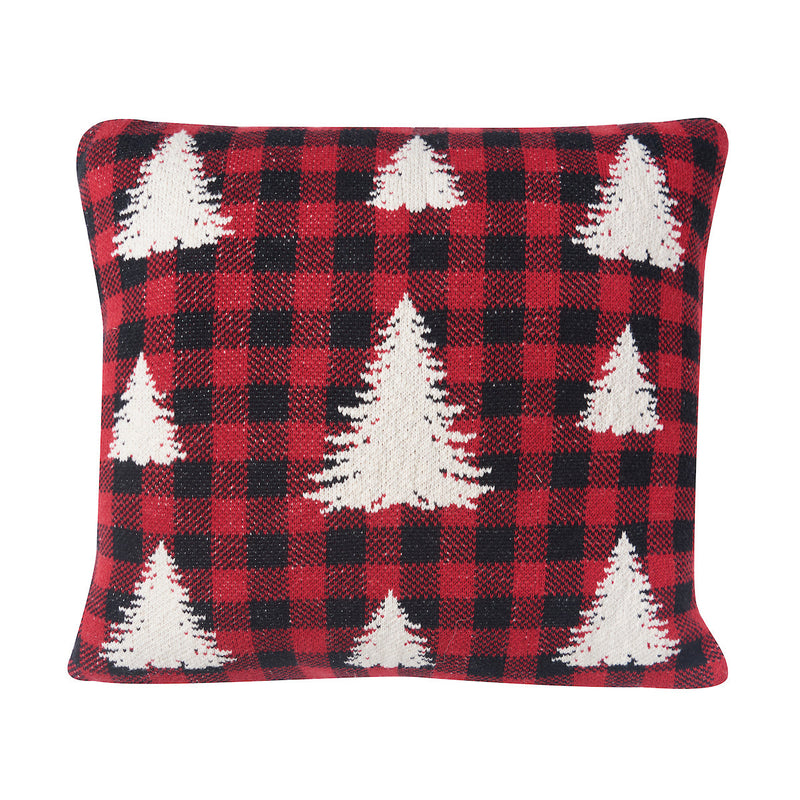Buffalo plaid trees Pillow