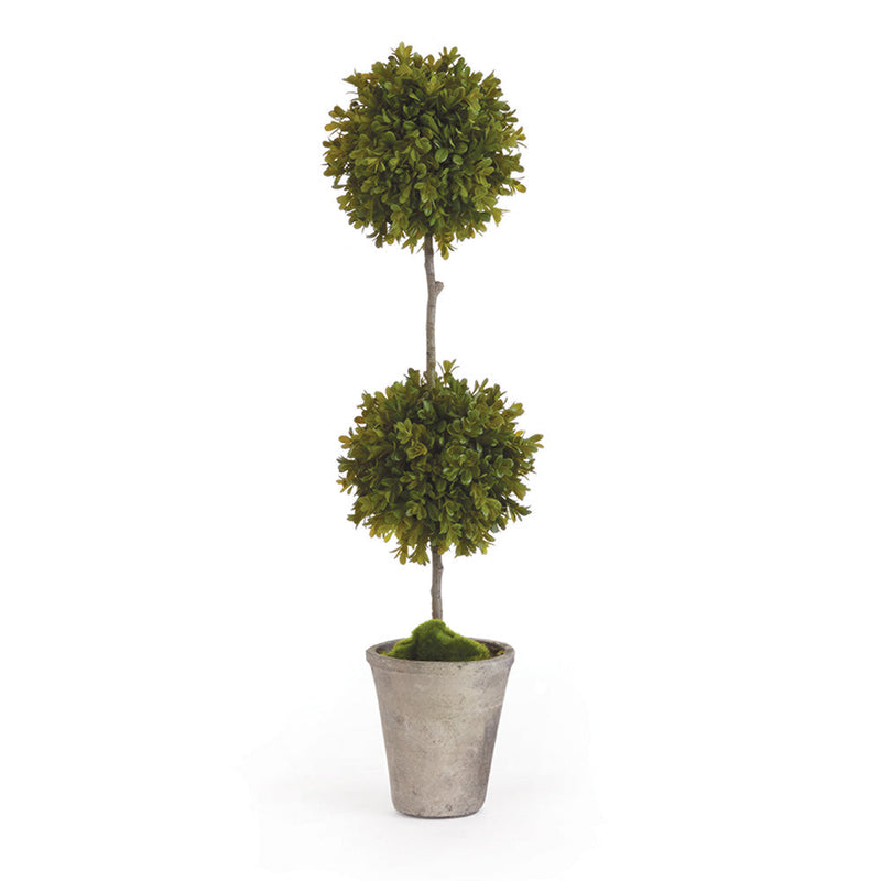 NAPA Home & Garden, Barclay Butera Faux Boxwood Topiary Potted Plant