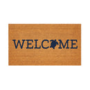 Coastal Coir Mat Welcome Turtle 28x16"