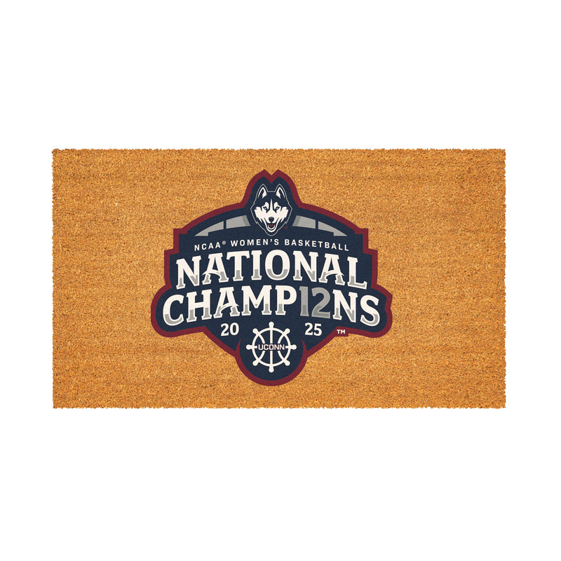 University of Connecticut, Womens NCAA Basketball Champions  Coir Mat, Full Color