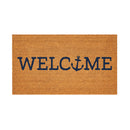 Coastal Coir Mat Welcome Anchor 28x16"
