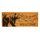High Country Wilderness Coir Mat, Bear "Welcome", 60"x24"