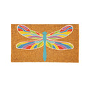 Colorful Dragonfly Coir Mat