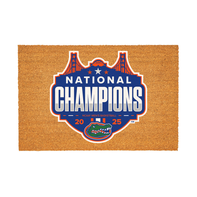 University of Florida, Mens NCAA Basketball Champions  Large Full Color Coir Mat, 36"x24"