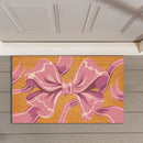 Bunny Blooms Bright Bow, Coir Mat 30"x18"