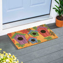 Flock Of Bird Houses 28x16 Coir Mat