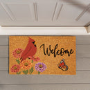Spring Cardinal Time Coir Mat