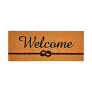Coastal Coir Mat Welcome Knot 60x24"