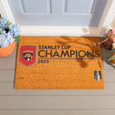Florida Panthers, Stanley Cup 2025 Champions Large Full Color Coir Mat, 36"x24"
