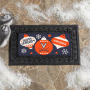 University of Virginia Holiday Flocked Coir Sassafras Switch Mat, 22"x10"