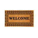 Southwest Pueblo Coir Mat, Aztec "Welcome", 28"x16"