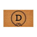 Coastal Coir Mat Nautical Monogram 28x16"