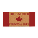 Canada Strong True North Flocked Coir Sassafras Switch Mat, Strong & Free, 22"x10"