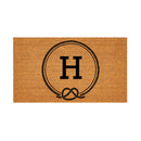 Coastal Coir Mat Nautical Monogram 28x16"