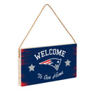 New England Patriots Wood Wall Sign, 6x11