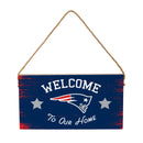 New England Patriots Wood Wall Sign, 6x11