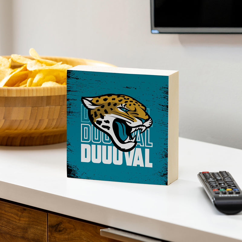 Jacksonville Jaguars Plock, Down Home Fans, 6x6