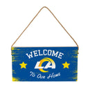 Los Angeles Rams Wood Wall Sign, 6x11