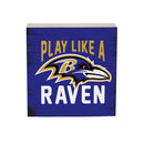 Baltimore Ravens Plock, Down Home Fans, 6x6