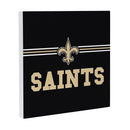 New Orleans Saints Wood Wall Sign, 12x12