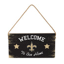 New Orleans Saints Wood Wall Sign, 6x11