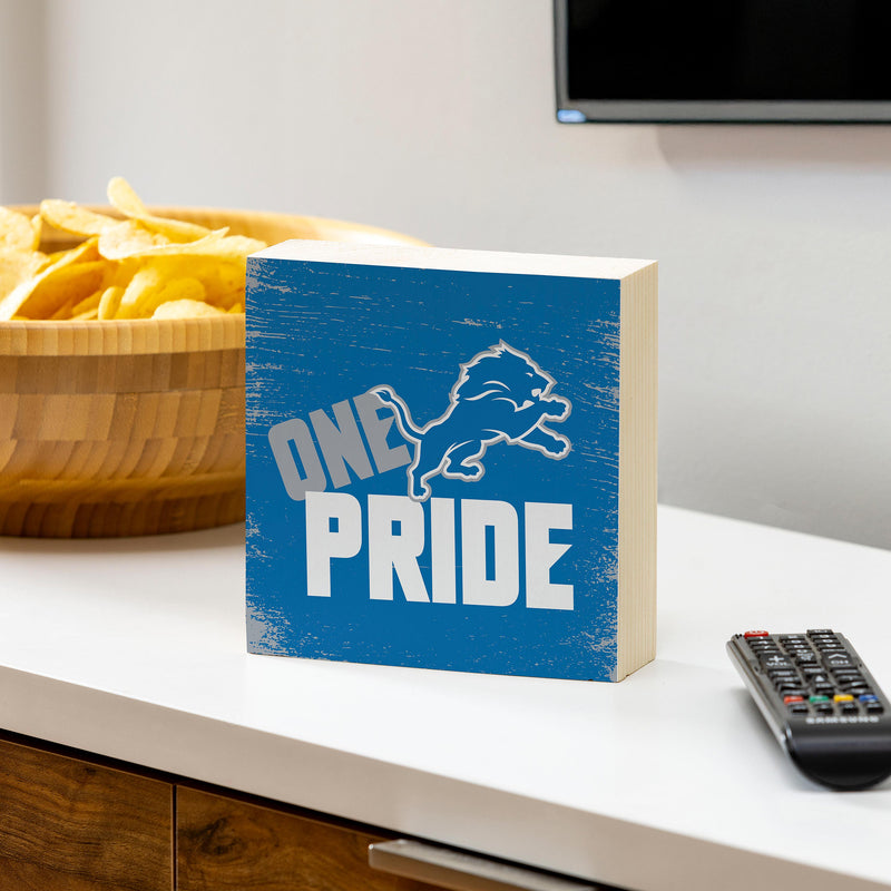 Detroit Lions Plock, Down Home Fans, 6x6