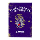 James Madison University Wood Wall Sign, 16x24