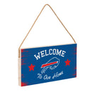 Buffalo Bills Wood Wall Sign, 6x11
