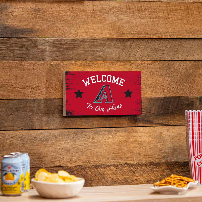 Arizona Diamondbacks Wood Wall Sign, 6x11