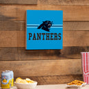 Carolina Panthers Wood Wall Sign, 12x12