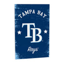 Tampa Bay Rays Wood Wall Sign, 16x24