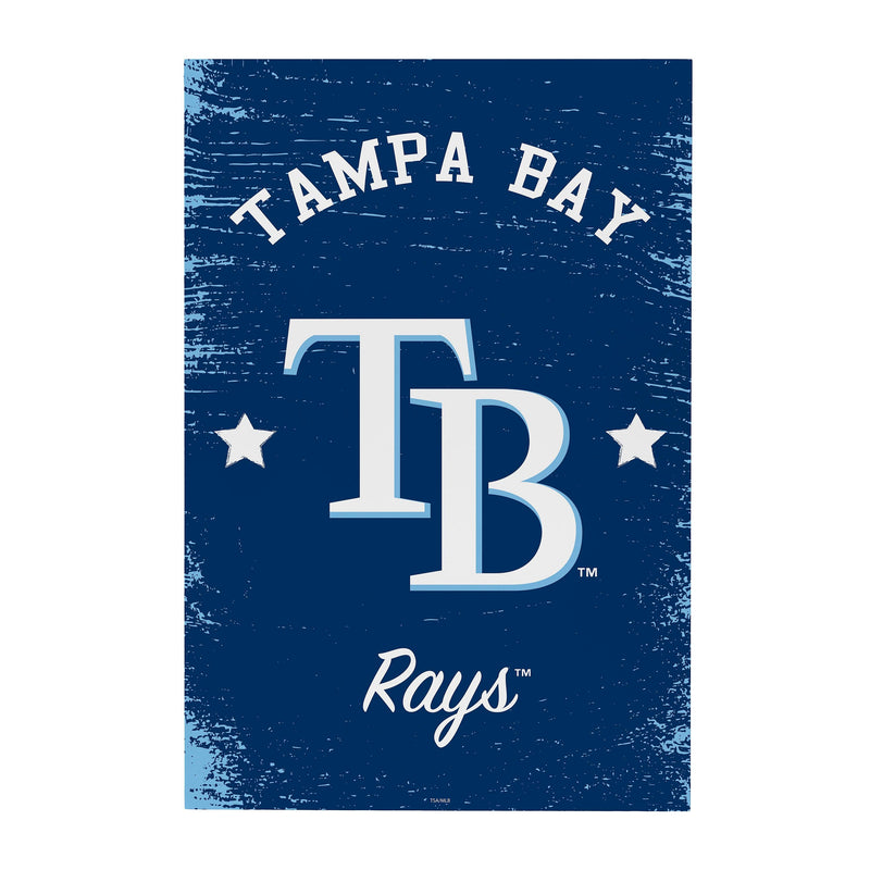 Tampa Bay Rays Wood Wall Sign, 16x24
