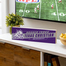 Texas Christian University Mantle Sign, Down Home Fans, 5x18