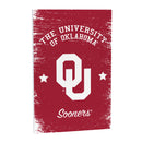 University of Oklahoma Wood Wall Sign, 16x24