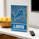 Detroit Lions Plock, Down Home Fans, 8x12