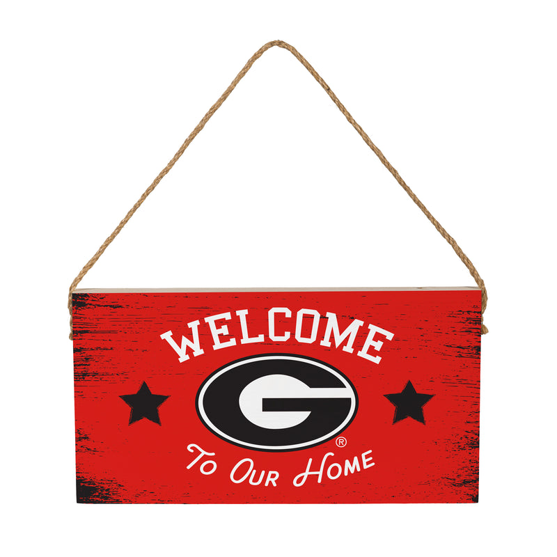 University of Georgia Wood Wall Sign, 6x11