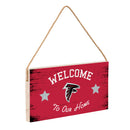 Atlanta Falcons Wood Wall Sign, 6x11