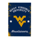 West Virginia University Wood Wall Sign, 16x24
