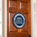 Old Dominion University Round Door Decor with Hanging Rope, 18x18