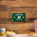 Athletics Wood Wall Sign, 6x11