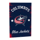 Columbus Blue Jackets Wood Wall Sign, 16x24