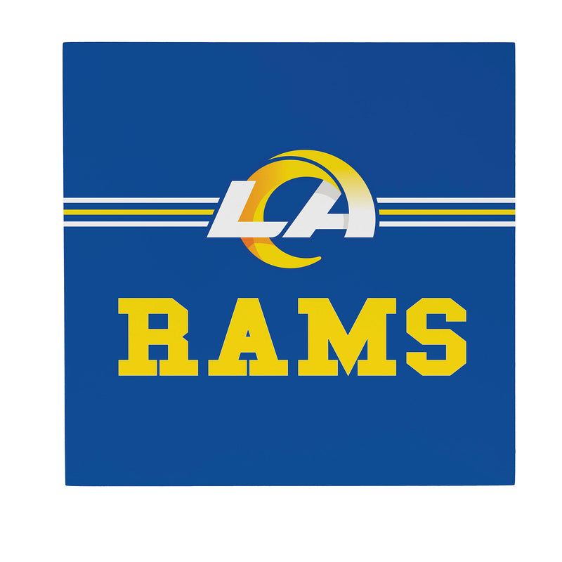 Los Angeles Rams Wood Wall Sign, 12x12