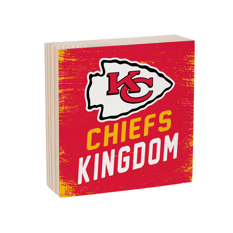 Kansas City Chiefs Plock, Down Home Fans, 6x6