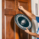 Philadelphia Eagles Round Door Decor with Hanging Rope, 18x18