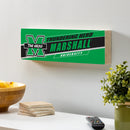 Marshall University Mantle Sign, Down Home Fans, 5x18