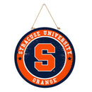 Syracuse University Round Door Decor with Hanging Rope, 18x18